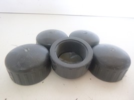 Spears 848-015 1-1/2&quot; Threaded Cap PVCI SCH 80 D2454 - Lot of 5 - $595.73 MXN