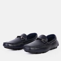 Pavia Navy Blue Leather Bit Drive Loafer Men Shoe image 2