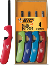 BIC Multi-Purpose Classic Edition Candle Lighters, Long Durable Metal Wa... - £13.61 GBP