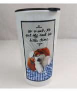 Hallmark Ashley Garcia So Much To Put Off And So Little Time Dog 6&quot; Trav... - $19.79
