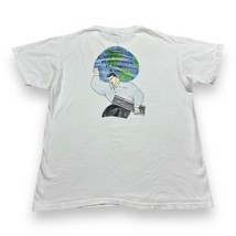 Vintage 90s Amgen Computers Earth World Logo Tee Shirt L Logo Hanes Beefy - $24.74