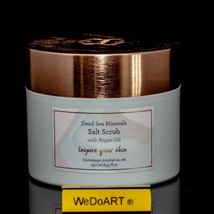 Laline Dead Sea  Mineral Salt Scrub with Argan Oil 250 ml 8.45Fl.oz - $56.24