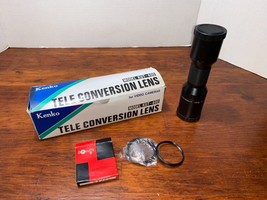 Kenko Tele Conversion Lens x 4 KUT-400 in original box with adapter rings - $45.00