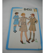 Vintage 1970s Girls Simpicity sewing pattern 8452 jacket skirt culottes - $371.62 MXN