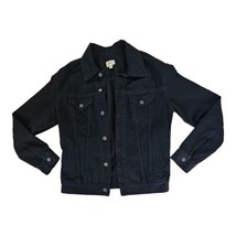 Able The Jacket Minelia Wash Black Denim Women&#39;s Small Jean Jacket $115 - £46.25 GBP