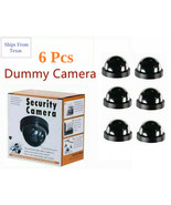  Dummy Surveillance Cameras   (6-Pack) Fake Security Cameras Flashing LE... - $22.49