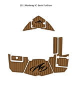 2011 Monterey M3 Swim Platform Step Pad Boat EVA Foam Faux Teak Deck Floor - $380.00