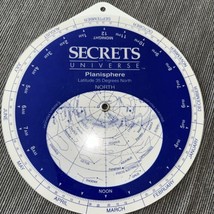 1999 Secrets Of The Universe Planisphere Latitude 35 Degrees North - $11.25