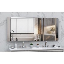 Oversized Bathroom Mirror with Removable Tray Wall Mount Mirror,Vertical... - £340.67 GBP