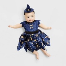 Baby Navy Moonlight Witch Halloween Costume - 12-18 Months Gold Stars - £15.83 GBP