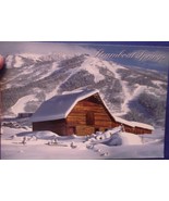Steamboat Springs Ski Lodge With Fresh Snow Postcard - £3.13 GBP