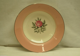 Old Vintage 8&quot; Rim Soup Bowl Norway Rose by Cunningham &amp; Pickett Alliance Ohio - £11.60 GBP