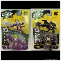 Heroes Of Goo Jit Zu Minis Joker And Batman DC Mini Figure Stretch - $7.70