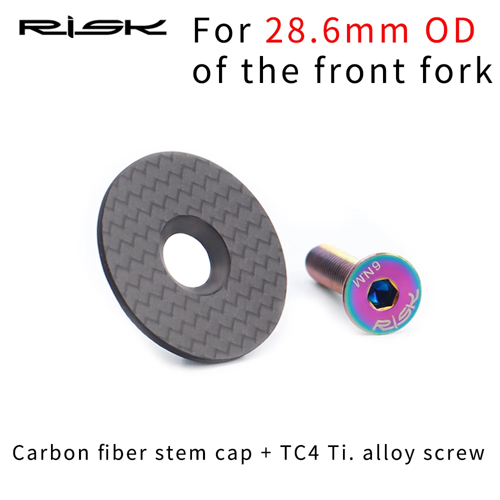RISK Road Mountain Bike Bicycle OD2   M6x30 Headset Top Stem Cap  28.6/31.8 Stee - £72.12 GBP