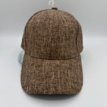 Capannni Brown Baseball Cap Textured Adjustable Casual Everyday - $296.74 MXN
