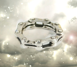 HAUNTED CHAIN RING ALEXANDRIA BREAK ALL CONFINES HIGHEST LIGHT OOAK MAGICK image 2
