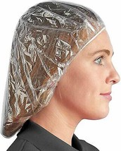 500 Clear Polyethylene Caps 21&quot; Polyethylene Bouffant Caps 0.75 mil. Hair Covers - £81.23 GBP