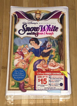 Walt Disney Snow White and the Seven Dwarfs VHS Video Tape 1st New Sealed - £23.79 GBP