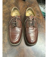 HS Trask Brown Dress Casual Shoes Genuine Leather Made in Italy 10M (fit... - $647.33 MXN