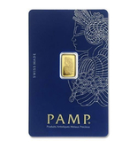 PAMP SUISSE Gold 1 Gram Bar - 24KT .9999 Fine - In Veriscan Assay! - $150.00