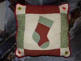 Unbranded Xmas Christmas Stocking Pillow 13 X 13 - $11.70