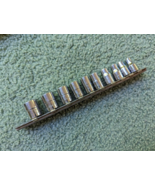 SNAP-ON 110TMY 1/4&quot; Drive SAE Shallow 6 Point Chrome Socket Set 3/16-9/16&quot; - €106,18 EUR