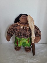 Disney Just Play Large Moana Talking Maui Plush Doll with Hook Tested Talks 16&quot; - £19.47 GBP