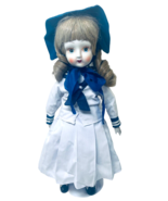 SAILOR GIRL DOLL 18&quot; ALL HAND SEWN, CERAMIC HEAD/ARMS/LEGS/SHOES `VINATG... - $18.69 CAD