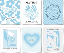 Henri Matisse Prints For Bedroom Aesthetic Abstract Wall Paintings, Set Of 6 - $29.98