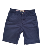 Hudson &amp; Barrow NYC Shorts Mens 30 Blue Flat Front Chino - $181.79 MXN