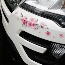 Sakura Flower Car Sticker Love Pink Car Vinyl Decal Bumper Window Car Modificati - £35.78 GBP