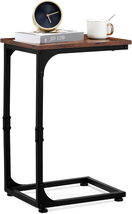 C Shaped End Table, Side Table, for Couch, Bed, Chair, Living Room, B - $42.56