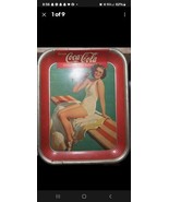 AUTHENTIC 1939 &quot;SPRINGBOARD GIRL&quot; COCA-COLA SERVING TRAY-AMERICAN ART WORKS - $187.00