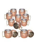 Set of 12 - Prisha India Craft ® Copper Mug for Moscow Mules 560 ML / 18... - £47.79 GBP