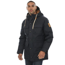 New NWT Mens $400 Timberland Down Coat Blue Waterproof L Dryvent Warmest Recycle - $495.00