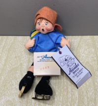 Vintage Annalee  Boy Doll Sports Enthusiast ’98 USA &quot;No Ski&#39;s&quot; - £14.94 GBP