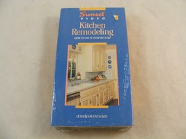 Kitchen Remodeling VHS Tape By Sunset Video - With Guidebook - New/Sealed - £5.40 GBP