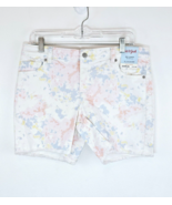 Cat And Jack Girls Midi Shorts XL 14 16 Denim Frayed Hem Super Stretch T... - $13.31 CAD