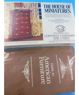 The House of Miniatures Chippendale Chest Do It Yourself Kit + supplies - $17.24 CAD