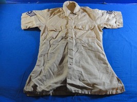 USAF AIR FORCE 1951 KOREAN WAR COTTON BUSH SAFARI JACKET MANS TAN TROPIC... - $44.54