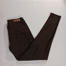 GoGo Star Mid-Rise RN#121773 Women's Brown Stretch Skinny Jeans Size L (28×30) image 2