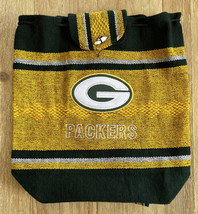 Green Bay Packers Backpack Mexican Blanket Woven Bag - £20.10 GBP