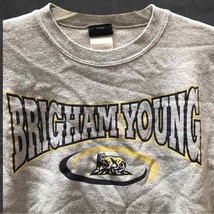 Vintage BYU Brigham Young University Utah College Sweatshirt TSI USA medium - $42.92