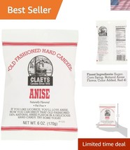 Claey&#39;s Natural Anise Drops 6oz Pack of 12 - Health-Conscious Sweet Indu... - $43.50