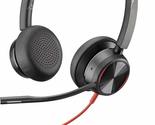 Plantronics Poly - Blackwire 8225 Wired Headset with Boom Mic Dual-Ear (... - £127.87 GBP