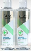 2 Olay Sensitive 8 Oz Hungarian Water Essence Frag Free Calming Cleansing Water - £17.29 GBP