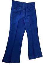 Vintage Boys Pants size 6 Flare Leg 60s 70s Disco Kids Dress Slacks Church Party - $16.82