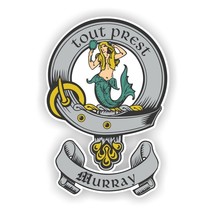 Clan Murray Scottish Family Shield  Decal - $3.95+