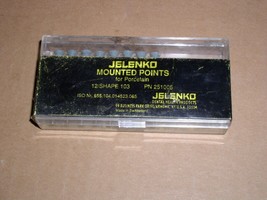 Jelenko Mounted Points Porcelain Dental Lab Shape 103 Vintage Partial Box Of 8 - £12.05 GBP