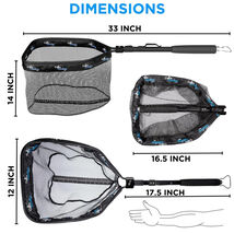 3in1 Floating Fishing Net with inbuilt Weighing Scale &amp; Ruler for Kayak,... - $37.48